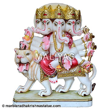 Heramba Ganesh Statue