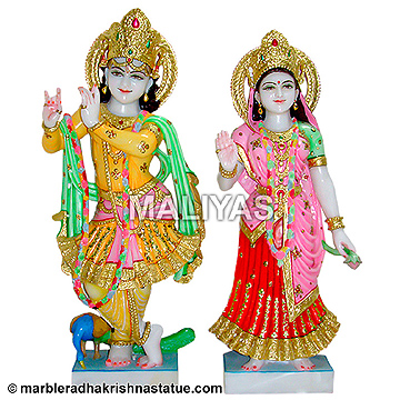 Lord radha krishna idols