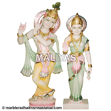 radha krishna idol