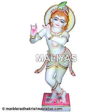 White Krishna Statue